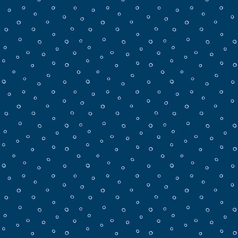 Colors of Summer Collection Dot Cotton Fabric 23708 navy