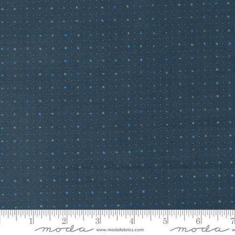 Longshore Collection Dots Cotton Fabric 24615 navy