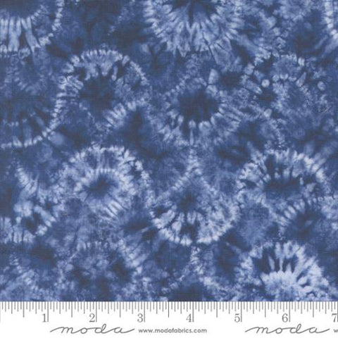 navy, Winter Chill Collection Snowdrift Cotton Fabric 48104
