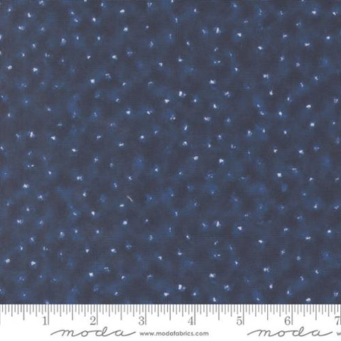 navy, Winter Chill Collection Starry Night Cotton Fabric 48107