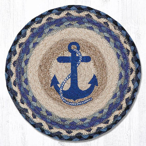 Navy anchor swatch