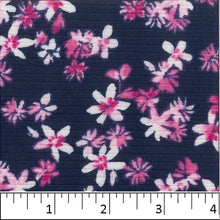 Callie Rib Knit Fabric FA14488 navy
