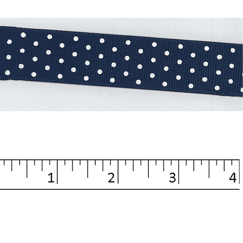 White Dots on Navy