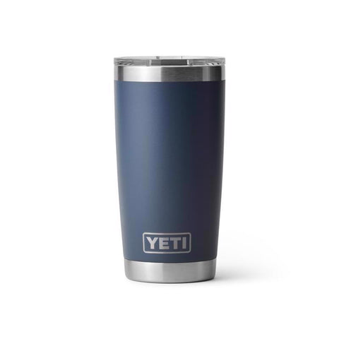 Navy Yeti Rambler 20 oz Travel Tumbler