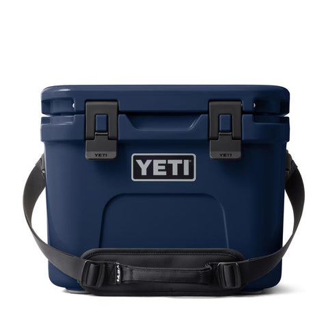 Navy Yeti Roadie 15 hard cooler