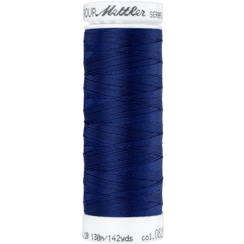 Navy Mettler Stretch Thread on spool