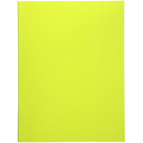 Neon green foam sheet