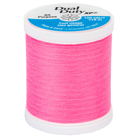 Neon pink thread
