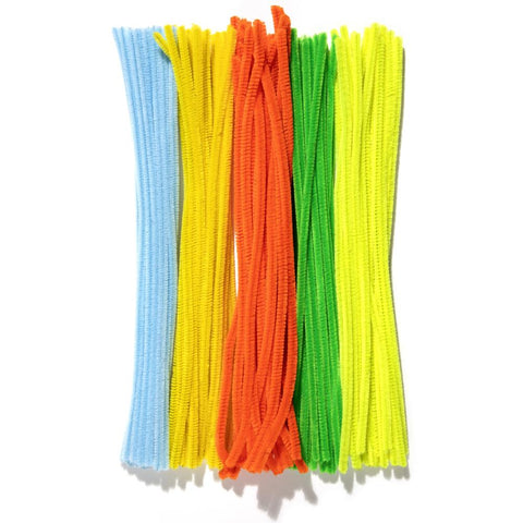 Neon color pipe cleaners