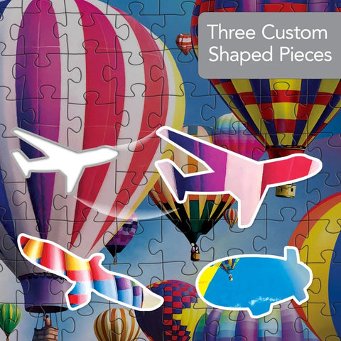Shapes - Hot Air Balloons 500 Piece Jigsaw Puzzle 32289