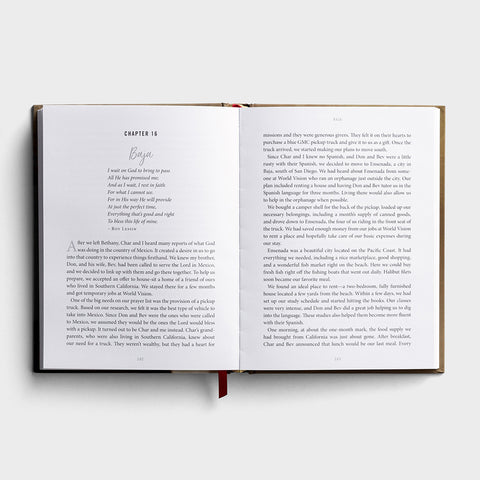 Like Those Who Dream hardcover book open
