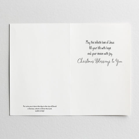 Inside of card