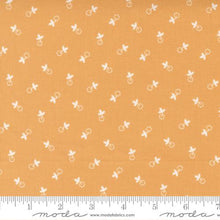 Cinnamon and Cream Collection Berry Leaf Cotton Fabric orange