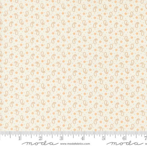 Denim and Daisies Collection Petite Paisleys Cotton Fabric 35387 orange