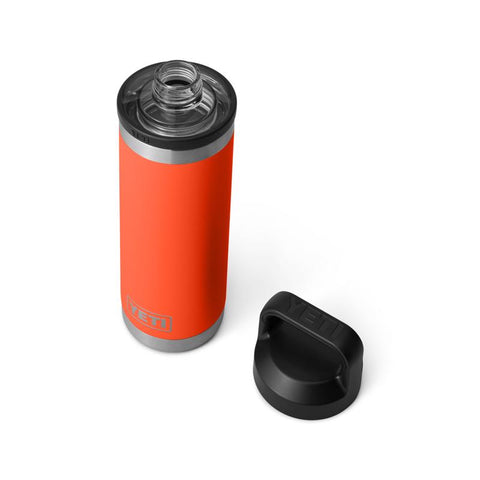 Papaya Yeti Rambler 18 oz bottle with chug cap