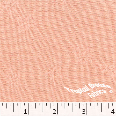 peach, Daisy Knit Fabric 323545