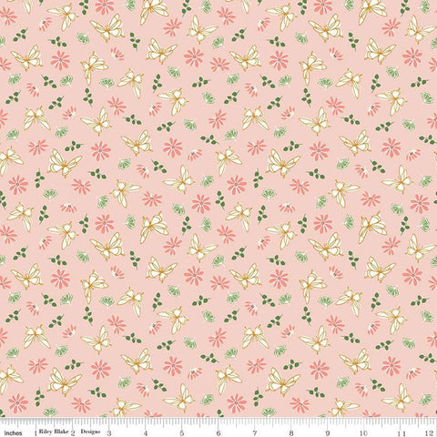 Melody Collection Flutter Cotton Fabric C15143 peach