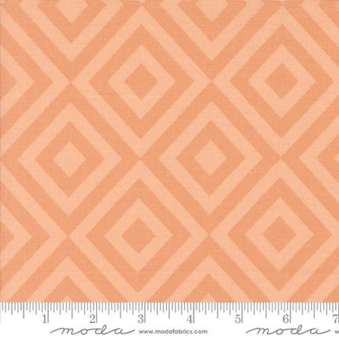 peach, Rainier Collection Glacier Peak Geometrics Cotton Fabric 38147