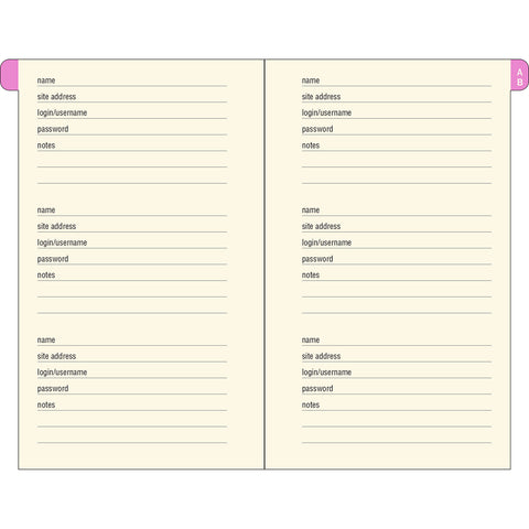 Inside of logbook