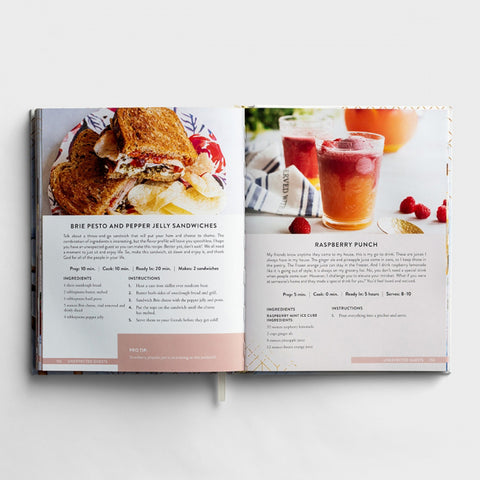The Living Table book by Abby Turner raspberry punch