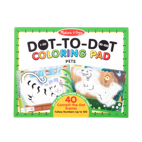 Melissa & Doug pets dot-to-dot book