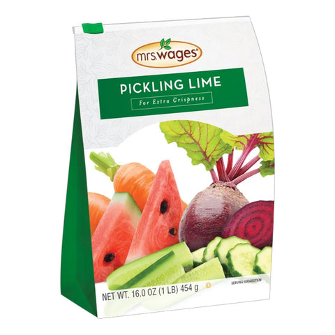 Mrs. Wages pickling lime
