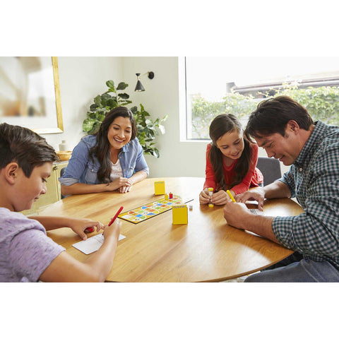 Family playing game