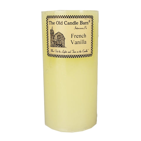 French Vanilla Pillar Candle
