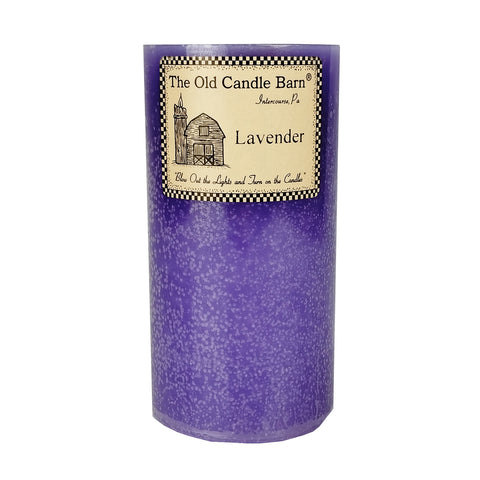 Lavender Pillar Candle