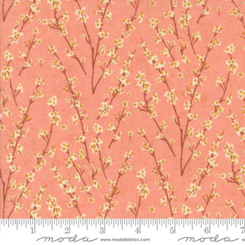 pink, Acorn Hollow Collection Twiggy Florals Cotton Fabric 30765
