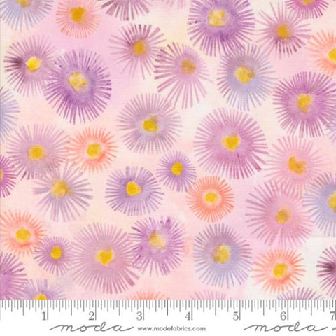 Blooming Lovely Collection Aster Florals Watercolor Cotton Fabric 16972 pink