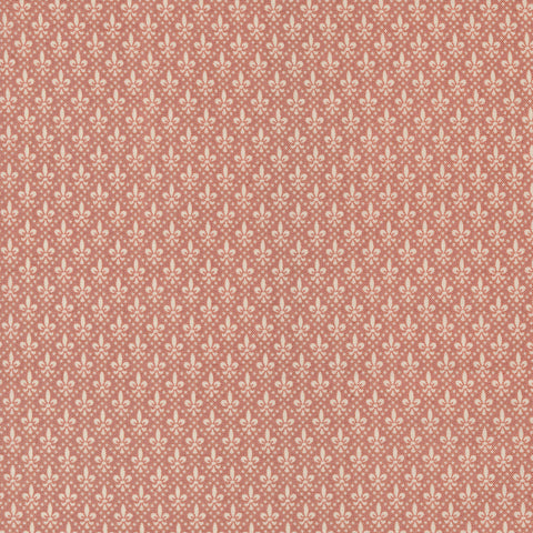 Chateau De Chantilly Collection Fleur De Lis Cotton Fabric 13948 pink