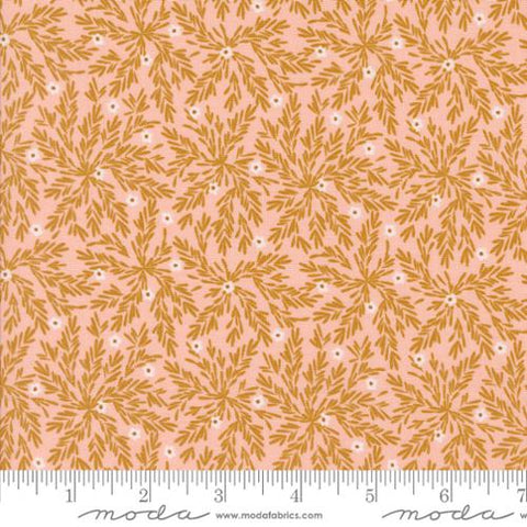 pink, Frivolity Collection Lichen and Moss Cotton Fabric 43194