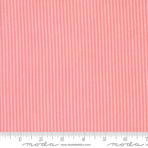 Pink, Sunday Brunch Collection Short Stack Stripes Cotton Fabric 30757