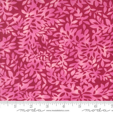 pink, Superbloom Collection Leafy Blenders Cotton Fabric 48787