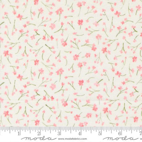 pink, Sweet Cecily Collection Forget Me Not Ditsy Cotton Fabric 24644
