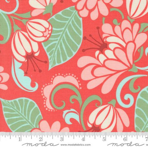 Tango Collection Large Floral Cotton Fabric 27330 pink