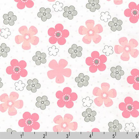 Pink floral fabric