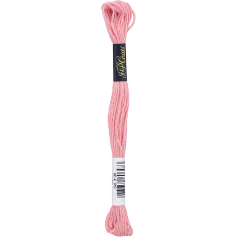 Pink petunia embroidery floss