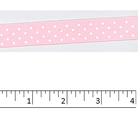 White dots on light pink