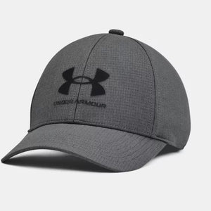 Pitch Gray Boys' UA ArmourVent Stretch Hat 1361552-012