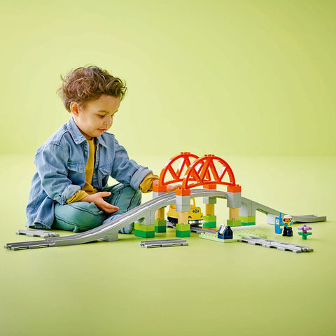 LEGO Duplo Town Train Bridge and Tracks Expansion Set 10426