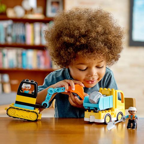 LEGO Duplo Construction Truck & Tracked Excavator Building Toy 10931