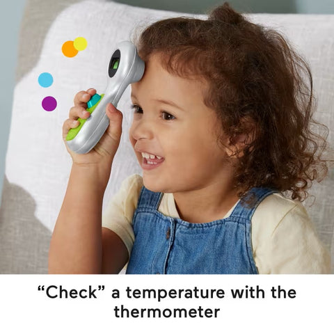 Fisher-Price Medical Kit 7-Piece Doctor Toys Preschool Pretend Play Set