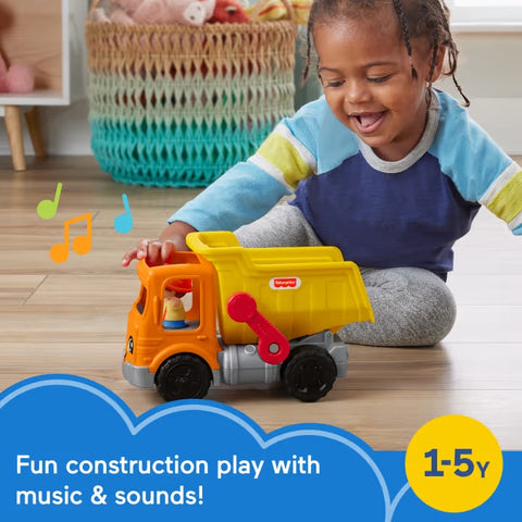 Little People Work Together Dump Truck Toddler Construction Toy HYC12