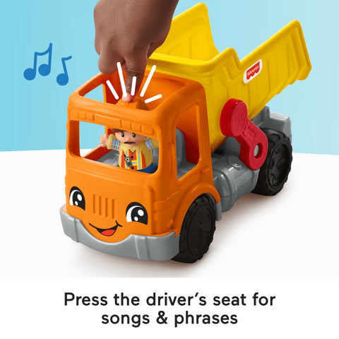 Little People Work Together Dump Truck Toddler Construction Toy HYC12