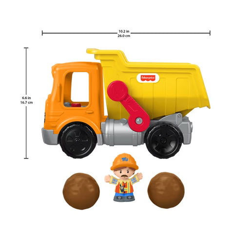 Little People Work Together Dump Truck Toddler Construction Toy HYC12