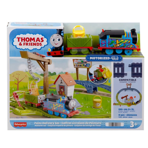 Thomas & Friends Paint Delivery Motorized Train And Track Set HTN34