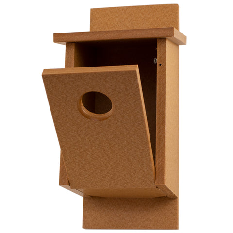 Opened bluebird house