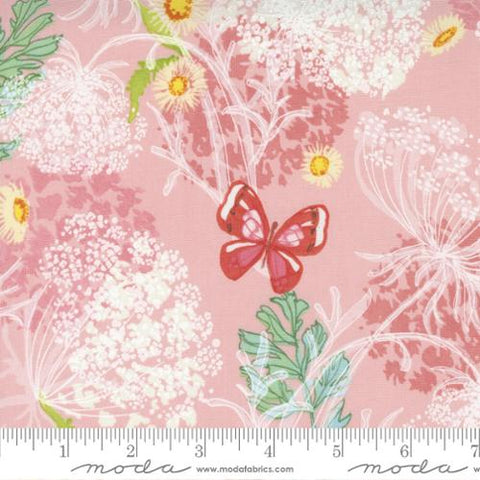Wild Blossoms Collection Floral Butterflies Cotton Fabric 48733 princess
